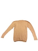 VINTAGE ROBE DI KAPPA CABLE KNIT SWEATER BEIGE MEN'S L