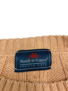 VINTAGE ROBE DI KAPPA CABLE KNIT SWEATER BEIGE MEN'S L