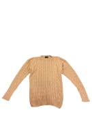 VINTAGE ROBE DI KAPPA CABLE KNIT SWEATER BEIGE MEN'S L