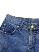 VINTAGE ROCCOBAROCCO JEANS ΠΑΝΤΕΛΟΝΙ DENIM ΜΠΛΕ ΓΥΝΑΙΚΕΙΟ XS