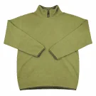 VINTAGE ROSE AND CROWN FLEECE SWEATSHIRT LIME GREEN WOMEN'S M