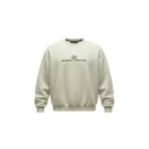 Felpa vintage Russell Athletic Pro Cotton con logo ricamato off-white da uomo M