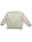 Felpa vintage Russell Athletic Pro Cotton con logo ricamato off-white da uomo M