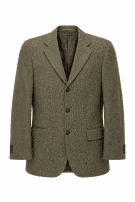 VINTAGE TEXTURED BLAZER BROWN MENS PRE OWNED XL