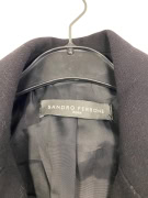 VINTAGE SANDRO FERRONE ΠΑΛΤΟ SLIM FIT ΜΕ ΚΟΥΜΠΙΑ ΜΑΥΡΟ ΓΥΝΑΙΚΕΙΟ S