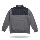 VINTAGE SCOTT ELLIS ΖΑΚΕΤΑ HALF-ZIP TWO-TONE ΓΚΡΙ/ΜΠΛΕ ΑΝΔΡΙΚΟ XL