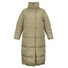 VINTAGE SERGIO TACCHINI PUFFER ΜΑΚΡΥ ΜΠΟΥΦΑΝ ΜΕ ΕΠΕΝΔΥΣΗ ΜΠΕΖ ΓΥΝΑΙΚΕΙΟ M