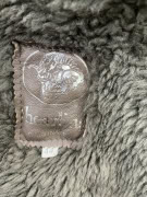Cappotto in pelle shearling vintage marrone/oliva (XL-XXL)