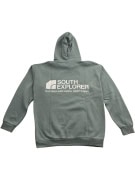 VINTAGE SMOG HOODIE SWEATSHIRT SOUTH EXPLORER LOGO GREEN MEN'S XL