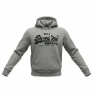 VINTAGE SUPERDRY ΦΟΥΤΕΡ ΜΕ ΚΟΥΚΟΥΛΑ ΛΟΓΟΤΥΠΟ ΓΚΡΙ ΓΥΝΑΙΚΕΙΟ M