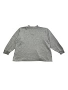 Felpa vintage con logo nastro rétro grigia unisex XL