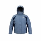VINTAGE THE NORTH FACE HOODED JACKET TWO-TONE BLUE WOMEN'S M