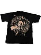 MAGLIETTA VINTAGE THUNDER INDIAN WARRIOR AZTEC CALENDAR