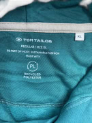 FELPA CON CAPPUCCIO VINTAGE TOM TAILOR LOGO VERDE DA UOMO XL