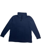 VINTAGE TOM TAILOR Maglia da uomo blu con collo alto e coulisse XL
