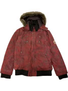 Giacca vintage Tom Tailor con pelliccia bordeaux da uomo XXXL