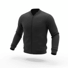 VINTAGE TOM TAILOR giacca con cerniera logo nera da uomo XL