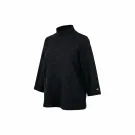 VINTAGE Tommy Hilfiger Μπλούζα Μαύρη με Φερμουάρ, Ψηλό Γιακά και 3/4 Μανίκι - XS