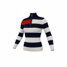 VINTAGE TOMMY HILFIGER ΡΙΓΕ ΠΛΕΚΤΗ ΜΠΛΟΥΖΑ ΜΕ ΦΕΡΜΟΥΑΡ M