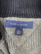 VINTAGE TOMMY HILFIGER ΖΑΚΕΤΑ ΜΕ ΦΕΡΜΟΥΑΡ ΓΚΡΙ XS