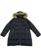 VINTAGE TOMMY JEANS ΜΑΥΡΟ ΜΠΟΥΦΑΝ PARKA S
