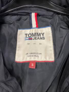 VINTAGE TOMMY JEANS ΜΑΥΡΟ ΜΠΟΥΦΑΝ PARKA S