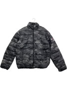 VINTAGE TOMMY JEANS ΜΠΟΥΦΑΝ PUFFER ME ΨΗΦΙΑΚΟ ΠΑΡΑΛΛΑΓΗΣ ΣΧΕΔΙΟ ΛΟΓΟΤΥΠΟ ΓΚΡΙ ΑΝΔΡΙΚΟ L