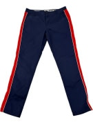 VINTAGE TOMMY JEANS ΠΑΝΤΕΛΟΝΙ CHINO, ΣΚΟΥΡΟ ΜΠΛΕ ΜΕ ΡΙΓΕΣ