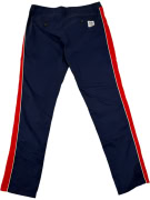 VINTAGE TOMMY JEANS ΠΑΝΤΕΛΟΝΙ CHINO, ΣΚΟΥΡΟ ΜΠΛΕ ΜΕ ΡΙΓΕΣ