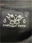 VINTAGE TRAFFICANTI D'ARTE LOGO ACID WASH T-SHIRT