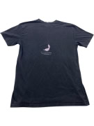 VINTAGE UNBRANDED T-SHIRT PRINT BLACK MEN'S L