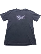 VINTAGE UNBRANDED T-SHIRT PRINT BLACK MEN'S L