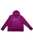 VINTAGE UNDER ARMOUR BIG LOGO HOODIE PURPLE WOMEN'S XL