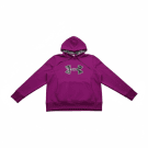 VINTAGE UNDER ARMOUR BIG LOGO HOODIE PURPLE WOMEN'S XL