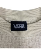 VINTAGE VANS ΠΛΕΚΤΗ ΜΠΛΟΥΖΑ ΜΕ ΑΝΑΓΛΥΦΗ ΥΦΑΝΣΗ ΕΚΡΟΥ ΑΝΔΡΙΚΗ XL