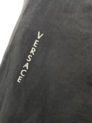 VINTAGE VERSACE JEANS COUTURE pantaloni cargo track neri da uomo L