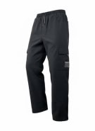 VINTAGE VERSACE JEANS COUTURE pantaloni cargo track neri da uomo L