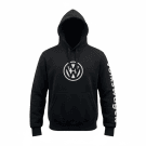 VINTAGE VOLKSWAGEN FELPA CON CAPPUCCIO LOGO NERO DA UOMO L