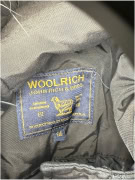VINTAGE WOOLRICH ARCTIC PARKA FUR HOODED JACKET BLACK/DARK BROWN XS