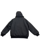 VINTAGE WOOLRICH BOMBER JACKET WITH FUR HOOD BLACK MEN XL