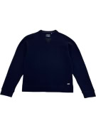 VINTAGE WOOLRICH SWEATSHIRT ELBOW PATCHES BLUE MEN'S S