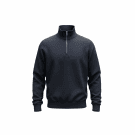 VINTAGE WRANGLER felpa con mezza zip blu scuro da uomo M