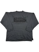 VINTAGE felpa Wrangler Western Jeans con logo - L