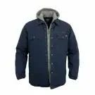 VINTAGE WRANGLER WORKWEAR ΜΠΑΡΚΑΣ ΜΕ ΕΝΣΩΜΑΤΩΜΕΝΗ ΚΟΥΚΟΥΛΑ ΜΠΛΕ ΣΚΟΥΡΟ ΑΝΔΡΙΚΟ M