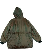 VINTAGE HOODED PARKA JACKET IRIDESCENT GREEN