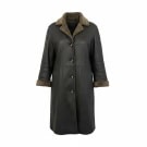 VINTAGE ZAFFERS ΓΥΝΑΙΚΕΙΟ ΔΕΡΜΑΤΙΝΟ ΠΑΛΤΟ ΜΕ ΓΟΥΝΑ S/M