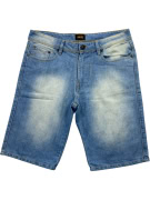 VON DUTCH Bermuda jeans logo vintage blu da uomo M