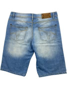 VON DUTCH Bermuda jeans logo vintage blu da uomo M