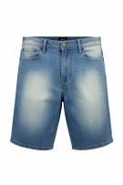 VON DUTCH Bermuda jeans logo vintage blu da uomo M