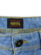 VON DUTCH Bermuda jeans logo vintage blu da uomo M
